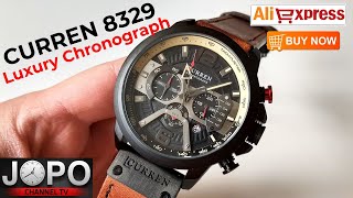 CURREN M8329 Military Chrono Watch│Curren Watch Review│Subtitles