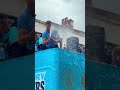 Ruben Dias SPRAYS Champagne At City Fans! 🍾 #shorts