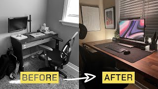 My simple and budget friendly desk makeover 2024
