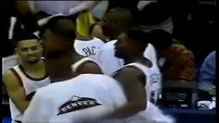 Rodney Rogers his 3 3pts in 9 secs \u0026 power dunk vs jazz 1994