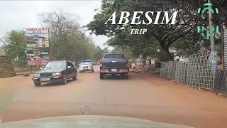 Sunyani To Abesim Drive 4k Sunyani Municipal town in the Bono Region Ghana #abesim#bonoregion