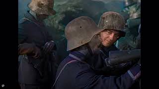 All Quiet On The Western Front (1930) - The Battle At The Graveyard in Color