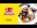 Netto Reste Rezept I Bananen-Pancakes mit Heidelbeeren & Honig