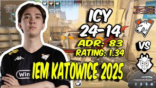 CS2 POV Virtus.pro ICY (21/13) vs g2 (Nuke) IEM Katowice 2025