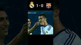 Real Madrid Vs Barcelona Ronald vs Messi  Match😬 #shorts#youtube #football