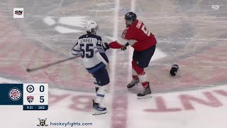 Mark Scheifele vs Aaron Ekblad Nov 16, 2024