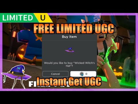 [FREE LIMITED UGC] Escape The Wicked Witch Obby Script • Instant Get UGC [Roblox]