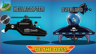 [HILLS OF STEEL] BE THE BOSS: Hellacopter Vs Overlord On New Map Space Station