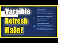 How to Turn on VVR Enhanced Format on Sony TV Google TV (Variable Refresh Rate)
