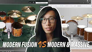 GGD: One Kit Wonder Modern Fusion vs Modern \u0026 Massive vs Drumforge | Demo \u0026 Review (Stems Included)