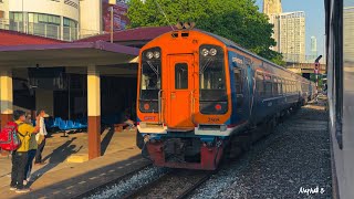 ชมบรรยากาศยามเช้ากับรถไฟสายตะวันออก และรถไฟอีกหลากหลายขบวนที่สถานีกรุงเทพ