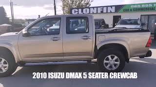 2010 ISUZU DMAX FOR SALE IN LONGFORD