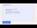 Copy Code To Clipboard JavaScript