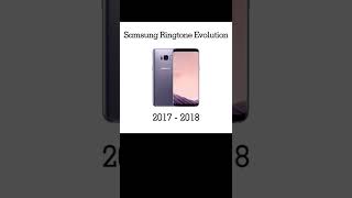 Samsung Ringtone Evolution #shorts