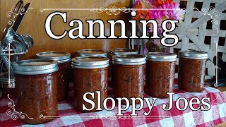 Canning Sloppy Joes