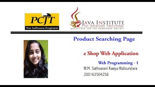 Web Project Task 18 | 1st year | Semester 01 | Java Institute | eShop web application
