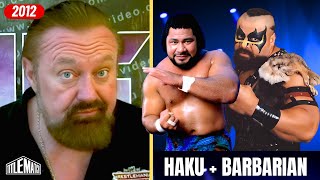 Hillbilly Jim on the TOUGHEST Wrestlers in WWF (Haku, Barbarian)