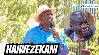 'You won't divide Kenyans under my watch!' President Ruto toughly warns Gachagua!!