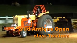 Antique Open Tractor Pulling Action