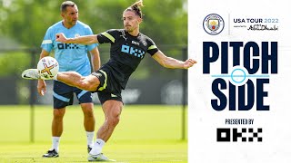 PITCH SIDE | MAN CITY LIVE TRAINING | CITY IN THE STATES