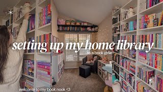 putting together my dream home library!