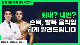 [일반인을 위한 재활 상식] 4. 손목, 발목 움직임 용어 정리