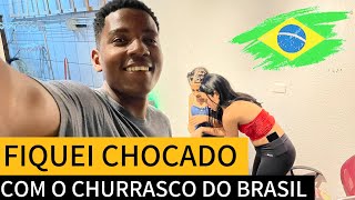 EXPERIÊNCIA Incrível: AFRICANO Prova CHURRASCO Brasileiro e FICA CHOCADO