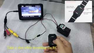 Remote Control GitUp Camera in AV OUT Mode