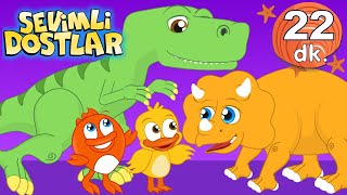 Dinozorlar Sevimli Dostlar Bebek Şarkıları | Çocuk şarkıları | Adisebaba TV Nursery Rhymes