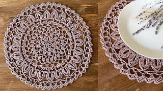 All THE GUESTS will BE DELIGHTED! Serving doily. We crochet.