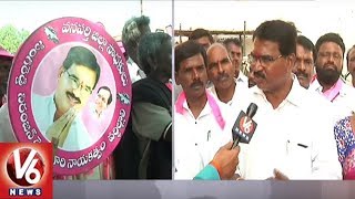 TRS Candidate Niranjan Reddy About Election Campaign In Wanaparthy | TS Assembly Polls | V6 News