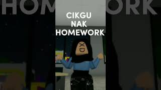 Budak suka math VS budak tak minat math🥴 #robloxmalaysia #roadto1k