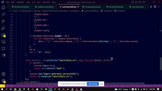 placement cell Nodejs