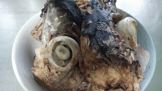 DHAが豊富のマグロの頭の塩煮