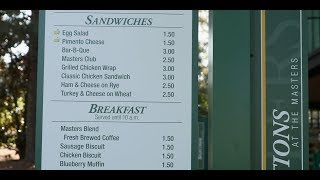 Ranking the best food at Augusta National for Masters week