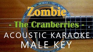 Zombie - The Cranberries [Acoustic Karaoke | Male Key]