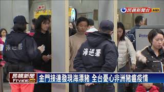 非洲豬瘟－金門接連發現海漂豬 養豬業者:「阿共ㄟ陰謀」－民視新聞