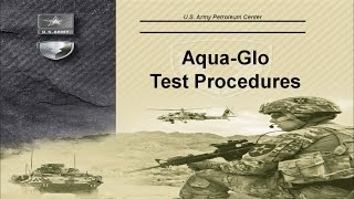 Aqua-Glo Test Procedures