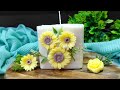 how to make pillar candles at home without mould diy handmade flower pillar candles at home