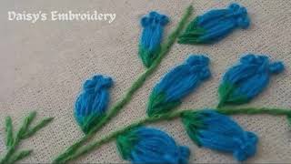 Lazy Daizy Stitch Wildflower Embroidery / Daisy's Embroidery #simpleflowerdesign #Patterns #Art