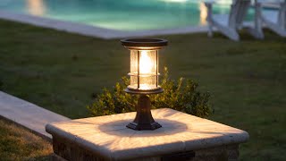 Silo Solar Light – Wall/Pier/3″ Fitter Mounts | Solar Lighting for Any Outdoor Setting