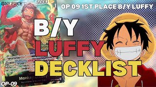 [OP09] 1st Place Undefeated BY Luffy | 2nd Anniversary Event Deck Profile