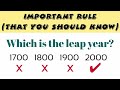 How to Check Leap Year l Aptitude Maths