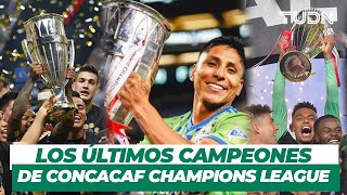 ¡IMPERDIBLE! 🏆🔥 Revive a los ÚLTIMOS CAMPEONES de la Concacaf Champions League | TUDN
