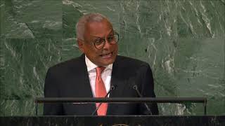 Presidente de Cabo Verde, José Maria Neves, discursa na Assembleia Geral da ONU