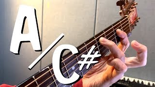 [하루10분 통기타] A/C# 코드 소리 & 모양 (고급) A/C# chord guitar lesson - 기타솔져