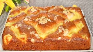 Der berühmte 4 Esslöffel Apfelkuchen, der in ihrem Mund schmilzt! Einfach und lecker