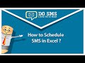 How to Schedule SMS in Microsoft Excel using DO SMS | VK SOFT
