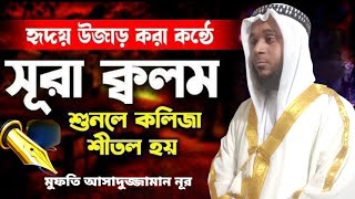 সূরা ক্বলম এর মনোমুগ্ধকর তেলাওয়াত। মুফতি আসাদুজ্জামান নূর