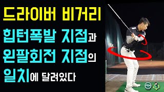 [골프맨] 왼팔 수피네이션과 힙턴의 타이밍 관계